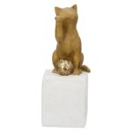 Φιγούρα Cat "Charlie" Πολυρεζίνη Brown PU 4 7.5x8.5x19.5cm - 1 τεμ. - Image 5