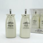 Σετ Δοχείο Λαδιού/Ξυδιού Κρεμ 30cl 13x6.5x6.5cm 2Τμχ - 1 τεμ.