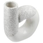 Διάτρητο Βάζο 'Poppy' Κεραμικό Λευκό 5x14x15cm - 1 τεμ. - Image 3