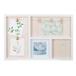 Photo Θήκη Rectangular "Imago" Acrilic Mdf Ecru Λευκό PU 48x3x32cm - 1 τεμ. - Image 2