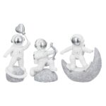 Figure Astronaut Poly White Silver Ποικιλία 3 φορές 11X5X12Cm 11X5X12Cm - 1 τεμ. - Image 2