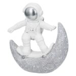 Figure Astronaut Poly White Silver Ποικιλία 3 φορές 11X5X12Cm 11X5X12Cm - 1 τεμ. - Image 5