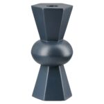 Κηροπήγιο ArteLibre Σκούρο Μπλε Μέταλλο 7x7x19cm Σε 2 Σχέδια - 1 τεμ. - Image 6