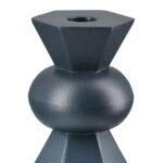 Κηροπήγιο ArteLibre Σκούρο Μπλε Μέταλλο 7x7x19cm Σε 2 Σχέδια - 1 τεμ. - Image 5