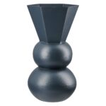 Κηροπήγιο ArteLibre Σκούρο Μπλε Μέταλλο 9x9x20cm Σε 2 Σχέδια - 1 τεμ. - Image 7