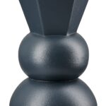 Κηροπήγιο ArteLibre Σκούρο Μπλε Μέταλλο 9x9x20cm Σε 2 Σχέδια - 1 τεμ. - Image 5