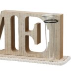 Lettering "Home" Ξύλο Ecru PU 4 47x7.5x12.5cm - 1 τεμ. - Image 3
