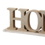 Lettering "Home" Ξύλο Ecru PU 4 47x7.5x12.5cm - 1 τεμ. - Image 4