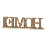 Lettering "Home" Ξύλο Ecru PU 4 47x7.5x12.5cm - 1 τεμ. - Image 5
