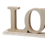Lettering "Love" Ξύλο Ecru PU 4 41x7.5x12.5cm - 1 τεμ. - Image 4