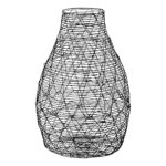 Βάζο Βολβώδες Μεταλλικό Μαύρο D22X33Cm D22X33Cm - 1 τεμ. - Image 3