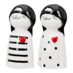 Figure Cat Porcelain White 2 Assorted 6X5X12Cm 6X5X12Cm - 1 τεμ.
