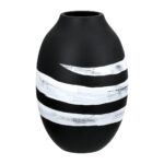 Βάζο Στρογγυλό Κεραμικό Μαύρο D14X21Cm D14X21Cm - 1 τεμ. - Image 3