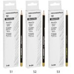 Μολύβι Μαύρο Extra Νο2=β, No4=2h, Νο5=5h πακ=12τεμ  Faber 511101, 511112, 511115 - 1 τεμ.
