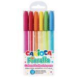 Στυλό Carioca Fiorella 6 Χρώματα Ballpoint 1.0mm  Carioca 42774 - 1 τεμ.