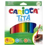 Ξυλομπογιά Οικολογική Carioca Τιτα σετ=24 Χρώματα  Carioca 42794 - 6 τεμ.