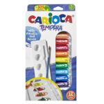 Σετ 12 Τέμπερες Παλέτα & Πινέλο Carioca 12x10ml Carioca 40012 - 1 τεμ.