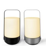 Φανάρι Led Με Χερούλι Μπαταρίας Φ8.5x19.5cm Σε 2 Χρώματα - 1 τεμ.