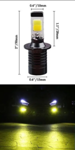 Φώτα ομίχλης LED - H11 - 608033 - Yellow - Image 2