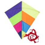 Χαρταετός Με Θήκη Αποθήκευσης Πολύχρωμο Nylon 88x82cm - 1 τεμ. - Image 4
