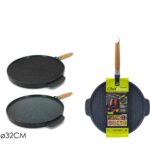 Τηγάνι Chef Stone Αντικολλητικό Μαύρο Αλουμίνιο 32CM - 1 τεμ.