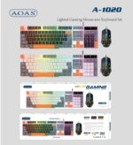 Σετ ενσύρματο πληκτρολόγιο & ποντίκι Gaming - A1020 - 655560 - Black - Image 2