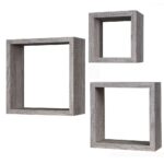 Σετ Ράφια Τοίχου Δρυς Μελαμίνη 15x15x9/20x20x9/25x25x9cm 3Τμχ - 1 τεμ.