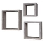 Σετ Ράφια Τοίχου Δρυς Μελαμίνη 25x25x12/30x30x12/35x35x12cm 3Τμχ - 1 τεμ.