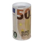 Κουμπαράς Χαρτονόμισμα Ευρώ Με Αποσπώμενο Καπάκι Μέταλλο 15.5x8cm Σε 6 Σχέδια - 1 τεμ. - Image 6