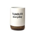 Ποτηροθήκη 'Tumbler Everyday' Λευκό Polyresin - 1 τεμ.