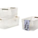 Καλάθι Με Λαβές Πλαστικό 29x16.5x12cm Σε 3 Χρώματα - 1 τεμ.