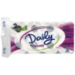 Χαρτί Υγείας Daily Soft 8τεμ Μήκος Ρολού:19,7m 65gr Daily - 9 τεμ.