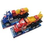 Φορτηγό Friction με 2 Δομικά Οχήματα 26x12x8cm ToyMarkt 902288 - 1 τεμ.