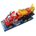 Φορτηγό Friction με 2 Δομικά Οχήματα 26x12x8cm ToyMarkt 902288 - 1 τεμ. - Image 2