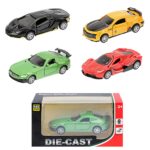 Die Cast Pull Back 1:60 Σούπερ καρ 12x6x5cm ToyMarkt 902316 - 1 τεμ.