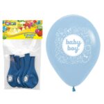 Μπαλλόνια 12" 6τεμ Baby boy 30cm ToyMarkt 911265 - 1 τεμ.