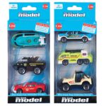 Σετ 3 τεμ Μεταλλικά Οχήματα Free Wheels 21x9cm ToyMarkt 913103 - 1 τεμ.