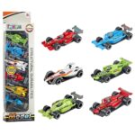 Κουτί 6 Φόρμουλες 8cm Μεταλλικές Free Wheels 35x9x4cm ToyMarkt 913481 - 1 τεμ.