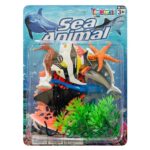 Ζώα της Θάλασσας Μίνι Καρτέλα 19x14x3cm ToyMarkt 913497 - 1 τεμ.