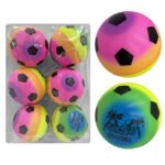 Μπαλάκι Καουτσούκ Rainbow ø10cm ToyMarkt 913582 - 6 τεμ.