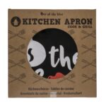 Ποδιά Κουζίνας ‘Cook & Grill’ Μαύρο Βαμβακερό 80x60cm Σε 6 Σχέδια - 1 τεμ. - Image 2