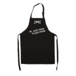 Ποδιά Κουζίνας ‘Cook & Grill’ Μαύρο Βαμβακερό 80x60cm Σε 6 Σχέδια - 1 τεμ. - Image 5