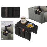 Οργανωτής Για Μπράτσο Καναπέ Μαύρο Polyester 31x19cm - 1 τεμ.