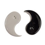 Σετ Δοχεία Αλατοπίπερο Ying Yang Λευκό/Μαύρο Κεραμικό 6x6x7cm 2Τμχ - 1 τεμ. - Image 8