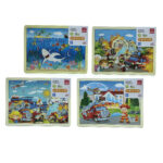 Παιχνίδι Παζλ 48 Κομματιών 40x30cm Σε 4 Σχέδια Για 2+ Ετών - 1 τεμ.