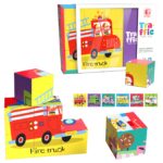 Κύβοι 9 Τεμ,6 σε 1, Οχήματα Traffic 26x20x7cm ToyMarkt 95440 - 1 τεμ.
