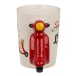 Κούπα Σκούτερ 375ml ‘Speed Up Your Ride’ Λευκό/Κόκκινο Κεραμικό 13.5x11cm - 1 τεμ. - Image 4