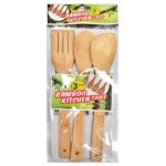 Κουτάλες Bamboo σετ=3 τεμ 28cm Homie 1002133 - 1 τεμ.