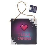 Πινακίδα Κρεμαστή Διακοσμητική Gaming Χαρτόνι 18x18cm Σε 4 Σχέδια - 1 τεμ. - Image 5