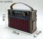 Επαναφορτιζόμενο ραδιόφωνο Retro - M1237BTS - 812377 - Image 2